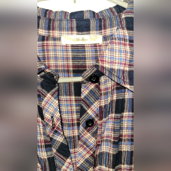 Plaid Maxi Shirt Dress - Picture 3 of 6